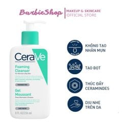 Sữa Rửa Mặt Cerave Foaming Facial Cleanser (Da Dầu) - 236ml