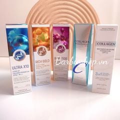 Kem Nền Enough Foundation 100ml Đủ Dòng (Ultra X10 Cover Up Collagen, Collagen Moisture SPF15, 8 Peptide Full Cover Perfect, Rich Gold Double Wear, Collagen 3 in 1 Whitening Moisture)