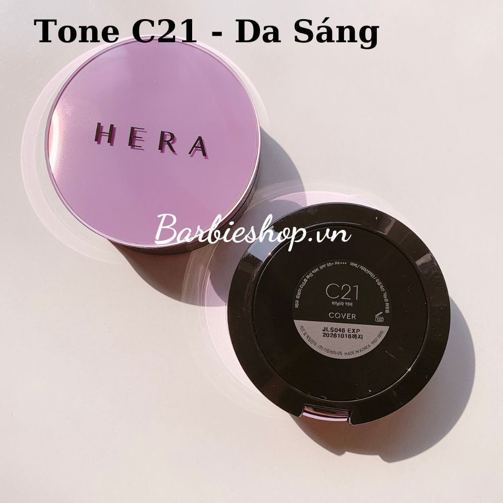 Phấn Nước Hera UV Mist Cushion - Tone 21 Chống Nắng Kiềm Dầu