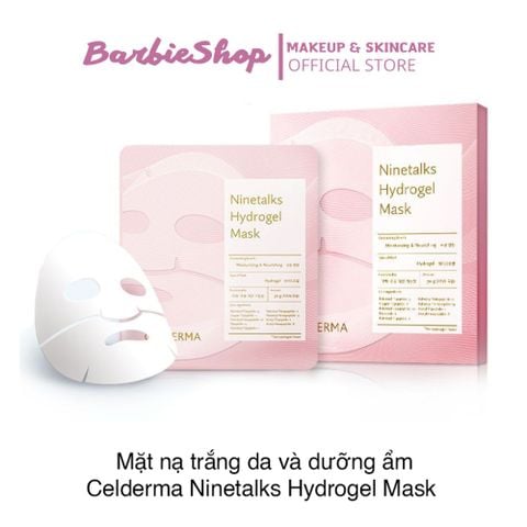 Mặt Nạ Thạch Celderma Ninetalks Hydrogel Mask - Hồng