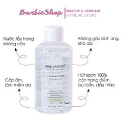 Nước Tẩy Trang Make-Up Studio Professional Micellar Cleansing Water 250ml