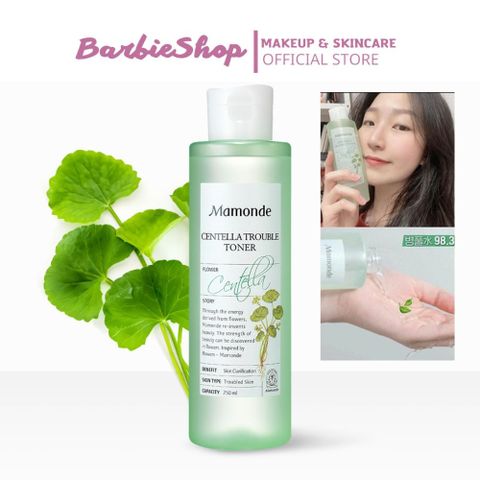 Nước Hoa Hồng Mamonde Centella Trouble 250ml ( Rau Má)