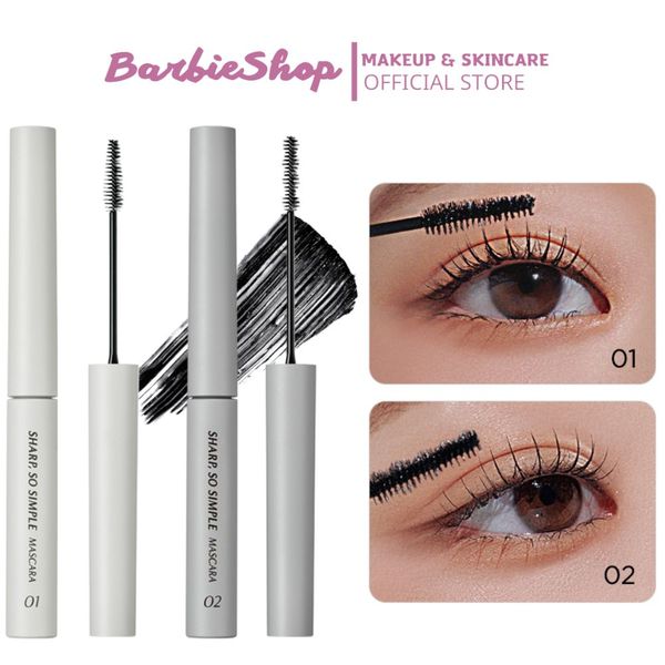 [Mẫu Mới] Mascara Clio So Simple Curling + Longlash (01, 02) - Màu Xám