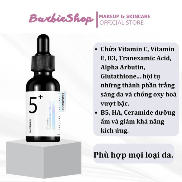 Serum Numbuzin 5+ Vitamin Concentrated Serum 30ml
