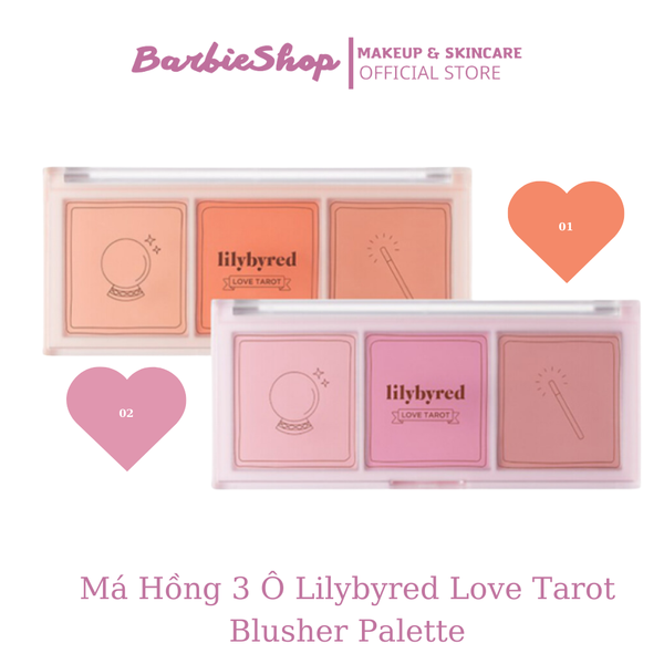 PHẤN MÁ HỒNG LILYBYRED LOVE TAROT BLUSHER PALETTE