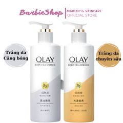 Dưỡng Thể Trắng Da Toàn Thân Olay Body Cellscience 250ml B3 + Vitamin C - Optic Glow Radiance + Radiance & Brightening