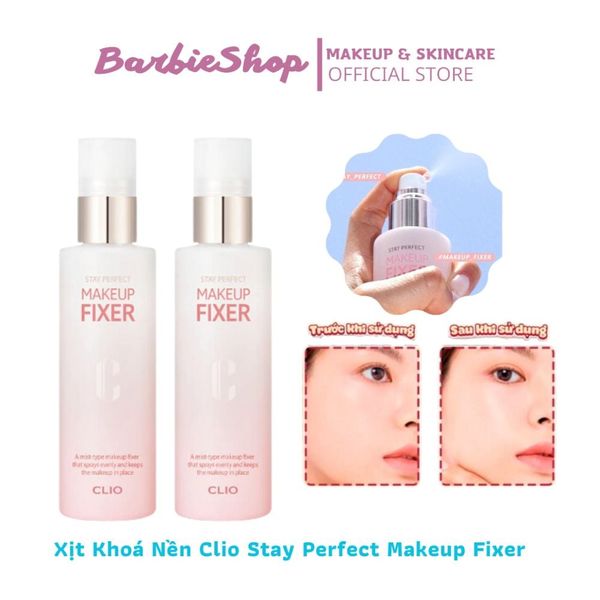 Xịt Khóa Nền Clio Stay Perfect Makeup Fixer 100ml