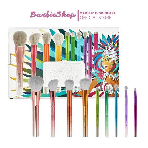 Bộ Cọ Trang Điểm BH Cosmetics Take Me Back To Brazil Brushes 10 cây - cọ ko túi