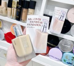 Kem Nền Clio Kill Cover Founwear / HIGH Glow Foundation SPF30 38g / Clio The Original 35ml