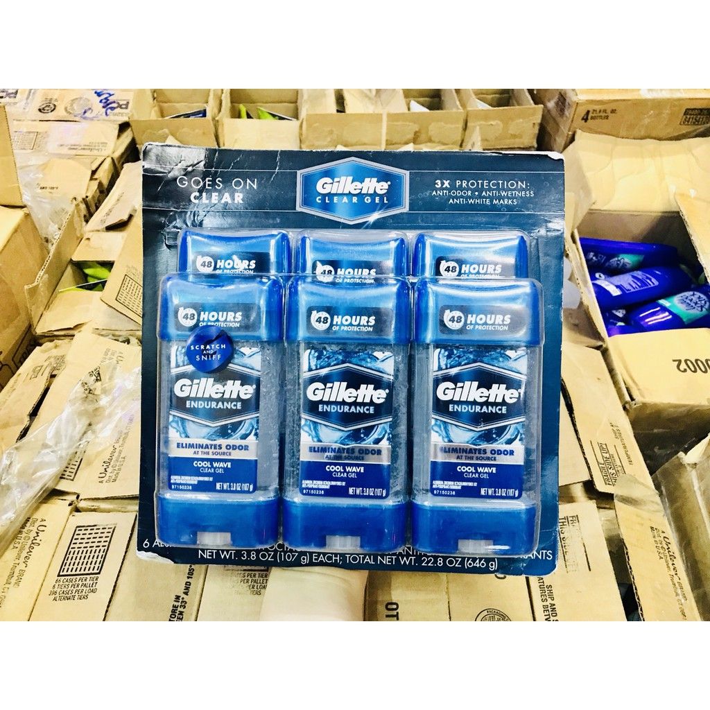 Khử Mùi Nam Gillette Clear Gel