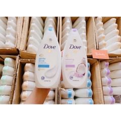 Sữa Tắm Dove Đủ Mùi 500ml #Hoa sen #Dừa #Hạt dẻ #Yến mạch
