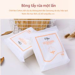 Bông Tẩy Trang 3 Lớp Cotton Pads - Túi 222 miếng