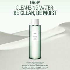 Nước Tẩy Trang Chiết Xuất Xương Rồng Huxley Cleansing Water : Be Clean, Be Moist 200ml