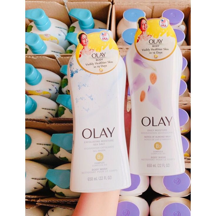 Sữa Tắm Olay Firming Butter Body Wash 650ml - 364ml Mỹ