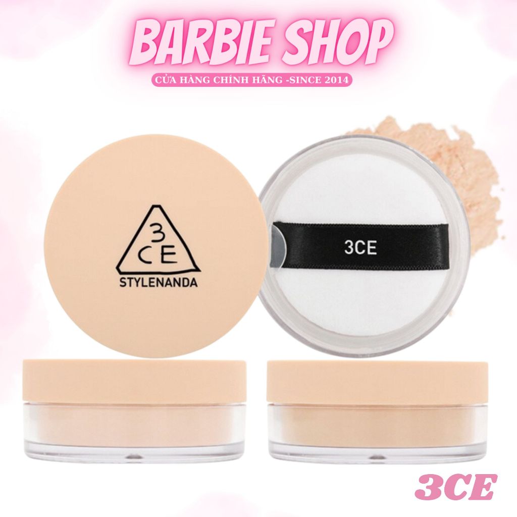 Phấn Phủ Bột 3CE Stylenanda Natural Finish Loose Powder #001 #002