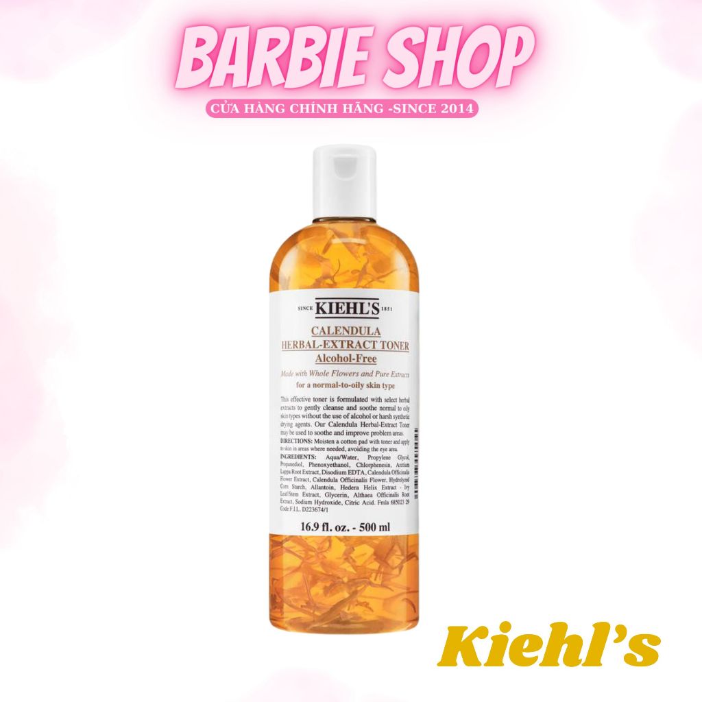 Nước hoa hồng Hoa Cúc Kiehl's Calendula Herbal Extract Alcohol-Free Toner 250ml