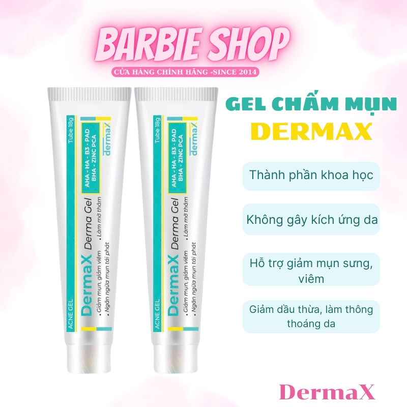 Kem Acne DermaX Derma Gel Hỗ Trợ Giảm Mụn, Giảm Thâm