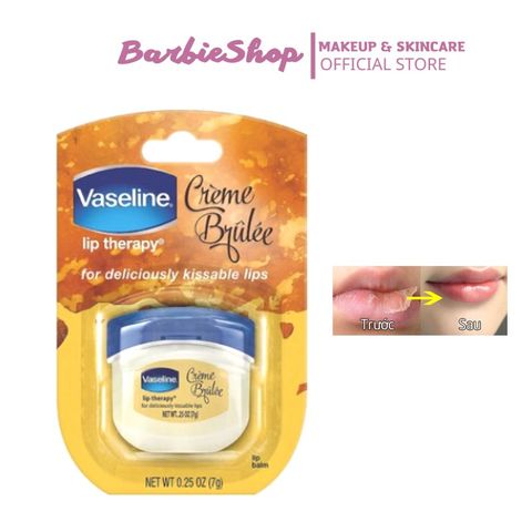 Sáp Dưỡng Môi Vaseline Lip Therapy Creme Brulee 7g