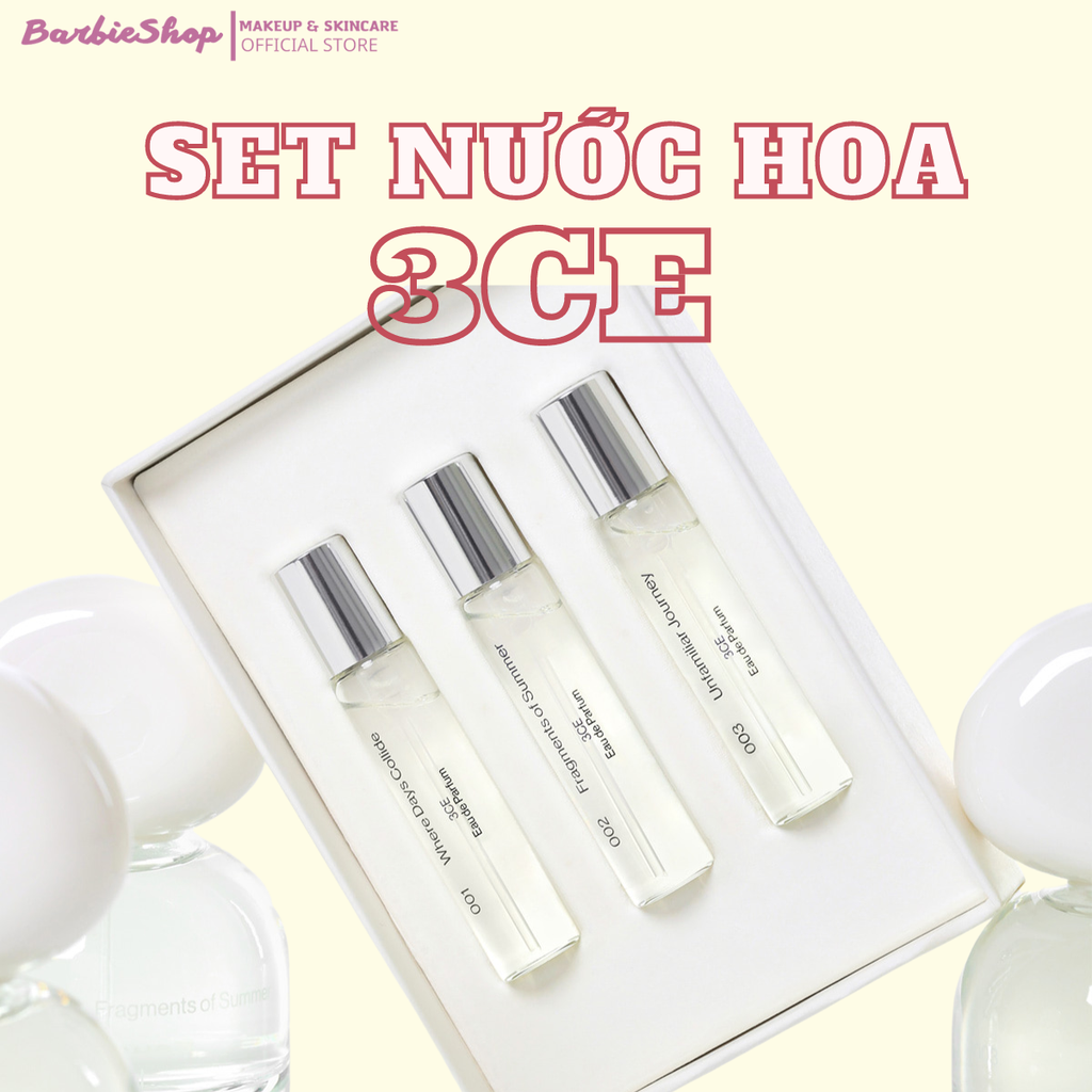 Set Nước Hoa 3CE Eau De Parfum #Discovery Kit