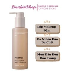 [Mẫu Mới] Dầu Tẩy Trang Sạch Sâu Đá Tro Núi Lửa Innisfree Volcanic Pore BHA Cleansing Oil 150ml