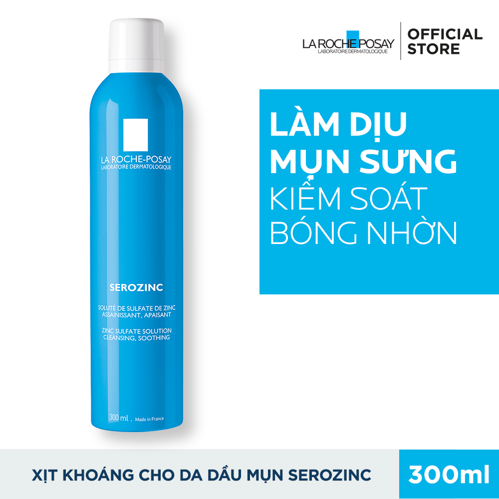 Xịt khoáng La Roche- Posay Eau Thermale Peaux Sensibles & Serozinc 300g + 50g