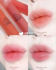 [Mẫu Mới 2022] Son Kem 3CE Blur Water Tint (More Peach, First Letter, Chaisng Rose)