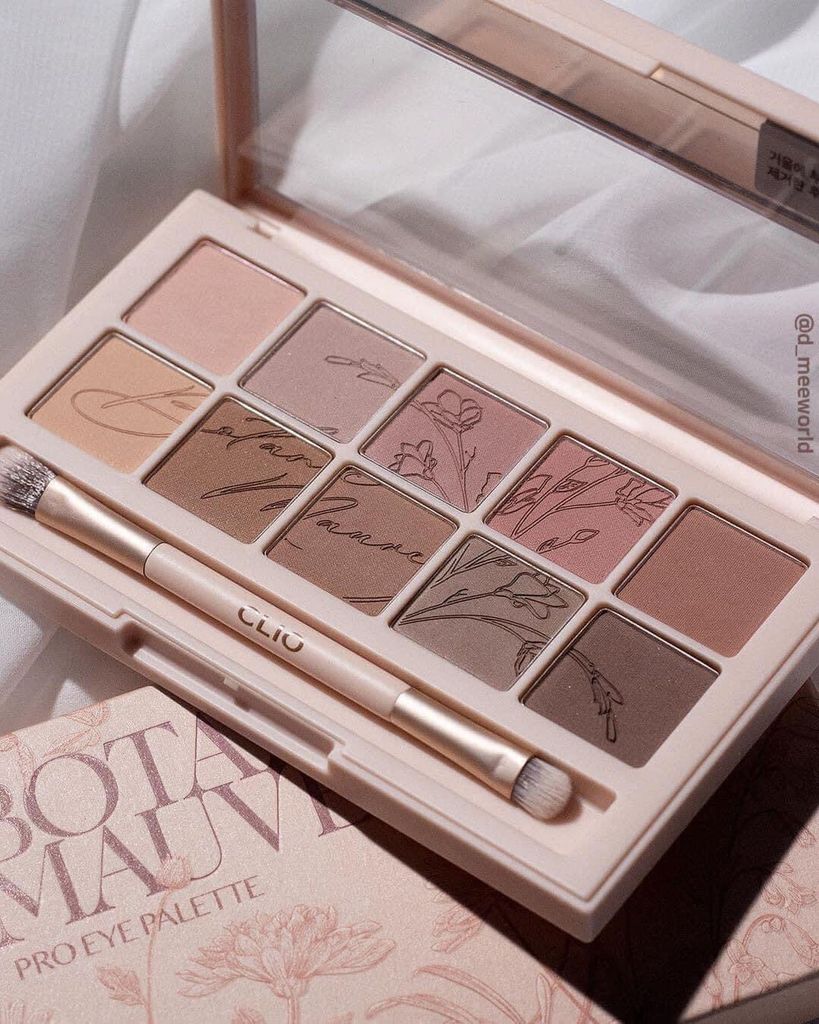 Màu Mắt Clio Pro Eye Palette Botanic Mauve, The Sunset, Seoul Forest 10 Ô