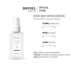 Xịt Thơm Toàn Thân Body Mist Dionel Secret Love Multi Body Mist 80ml