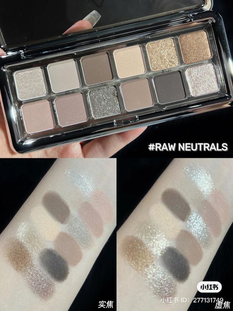 Màu Mắt 12 Ô 3CE New Take Eyeshadow Palette ( Raw Newtrals , Motion Frame , Creative Filter, Quiet Brown )