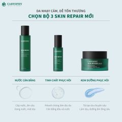 Combo Cấp Ẩm, Phục Hồi, Làm Dịu Da Caryophy Skin Repair Caryophy (Toner, Serum, Cream)