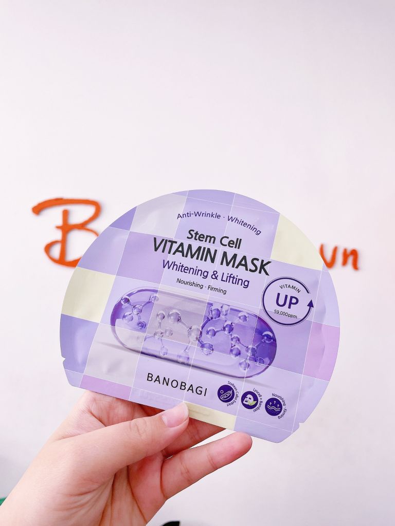 Mặt Nạ Banobagi Stem Cell Vitamin Mask Đủ Màu - Mẫu Mới