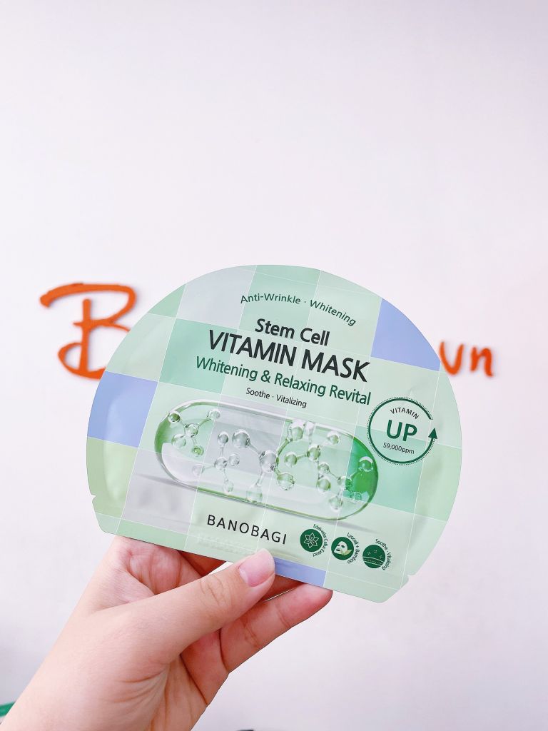 Mặt Nạ Banobagi Stem Cell Vitamin Mask Đủ Màu - Mẫu Mới