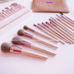Bộ Cọ Trang Điểm BH Cosmetics Lavish Elegance 15 Cây Kèm Túi Đựng