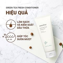 Dầu Gội + Dầu Xả + Ủ Tóc Innisfree Green Tea Fresh Shampoo