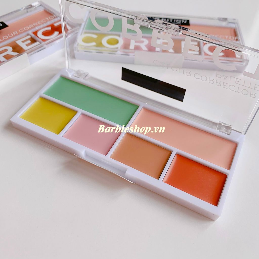 Bảng Che Khuyết Điểm Triệt Sắc 6 Ô Revolution Colour Corrector Palette