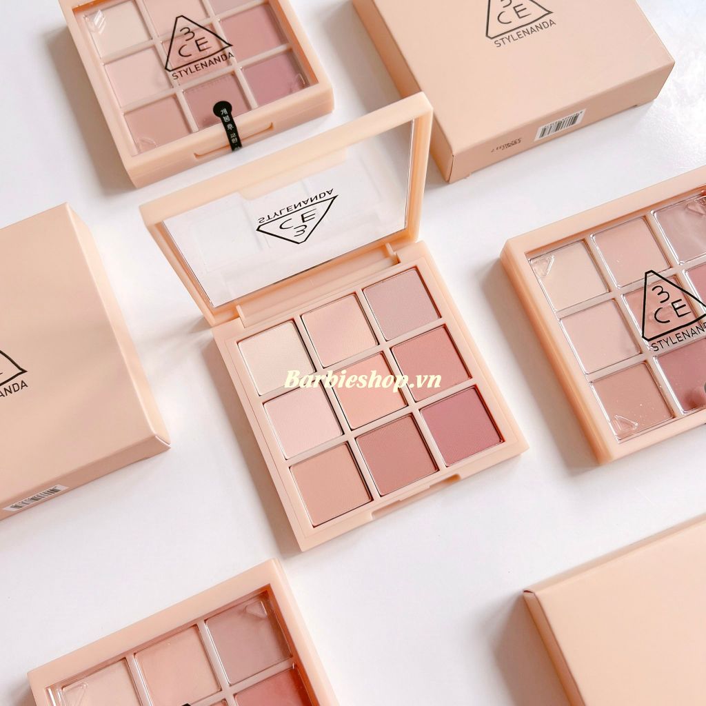 Màu Mắt 9 Ô 3CE Multi Eye Color Palette- Màu Butter Cream Vỏ Cam