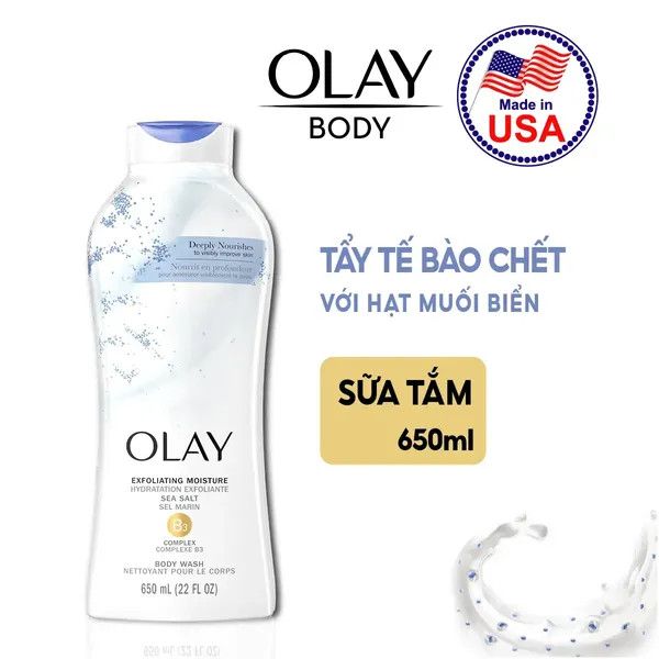 Sữa Tắm Olay Firming Butter Body Wash 650ml - 364ml Mỹ