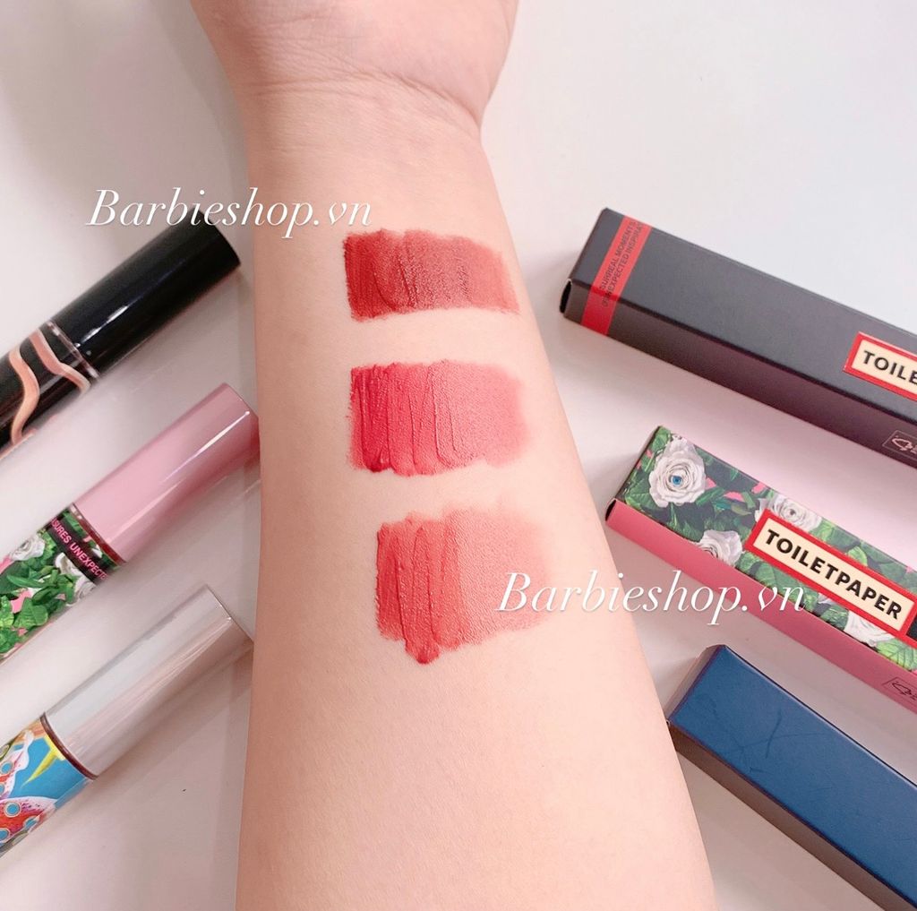 [3CE X TOILETPAPER] Son Kem Lì Velvet Lip Tint - 3ce X Toiletpaper