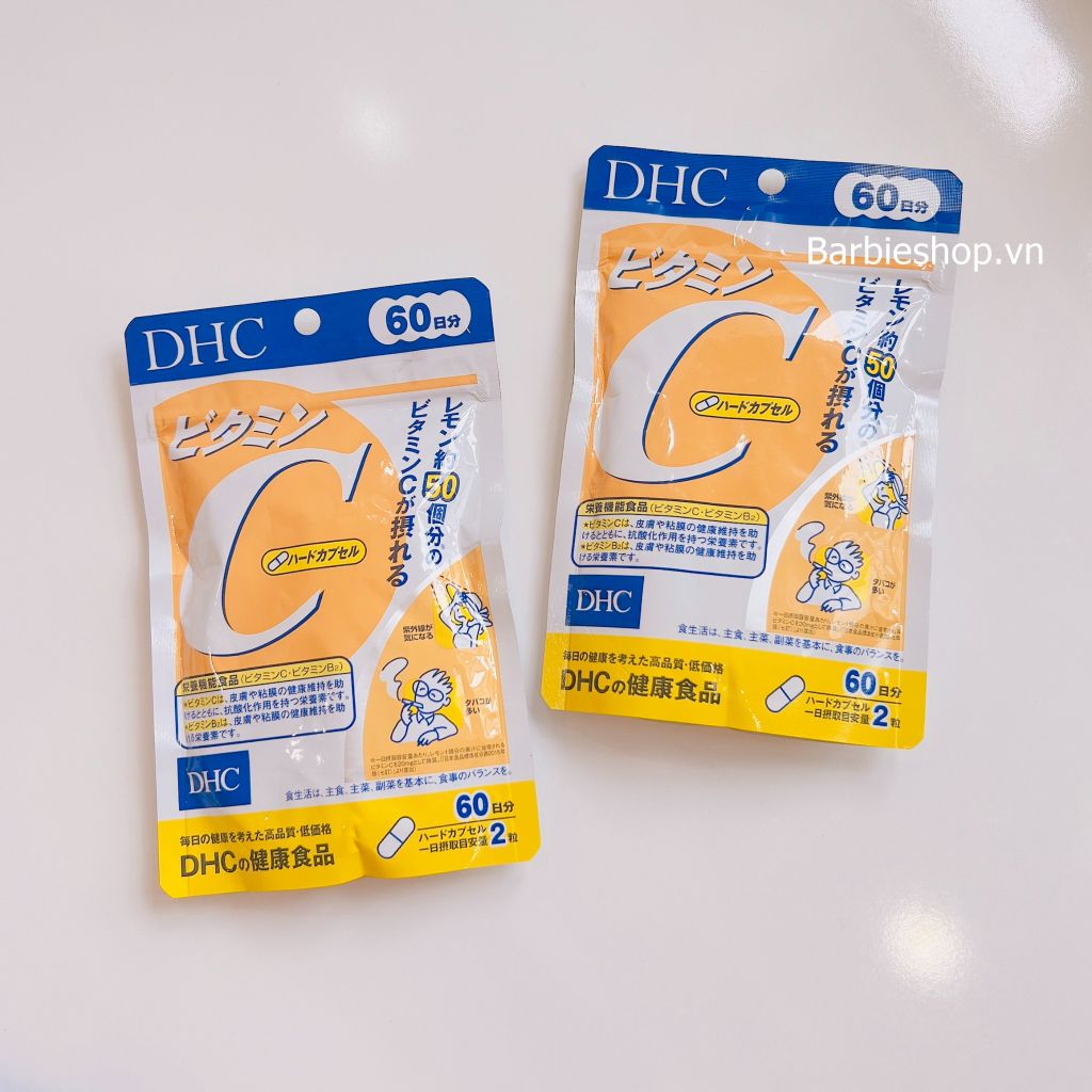 TPCN - Viên Uống Trắng Da Ngừa Thâm Bổ Sung Vitamin C DHC Vitamin C Hard Capsule