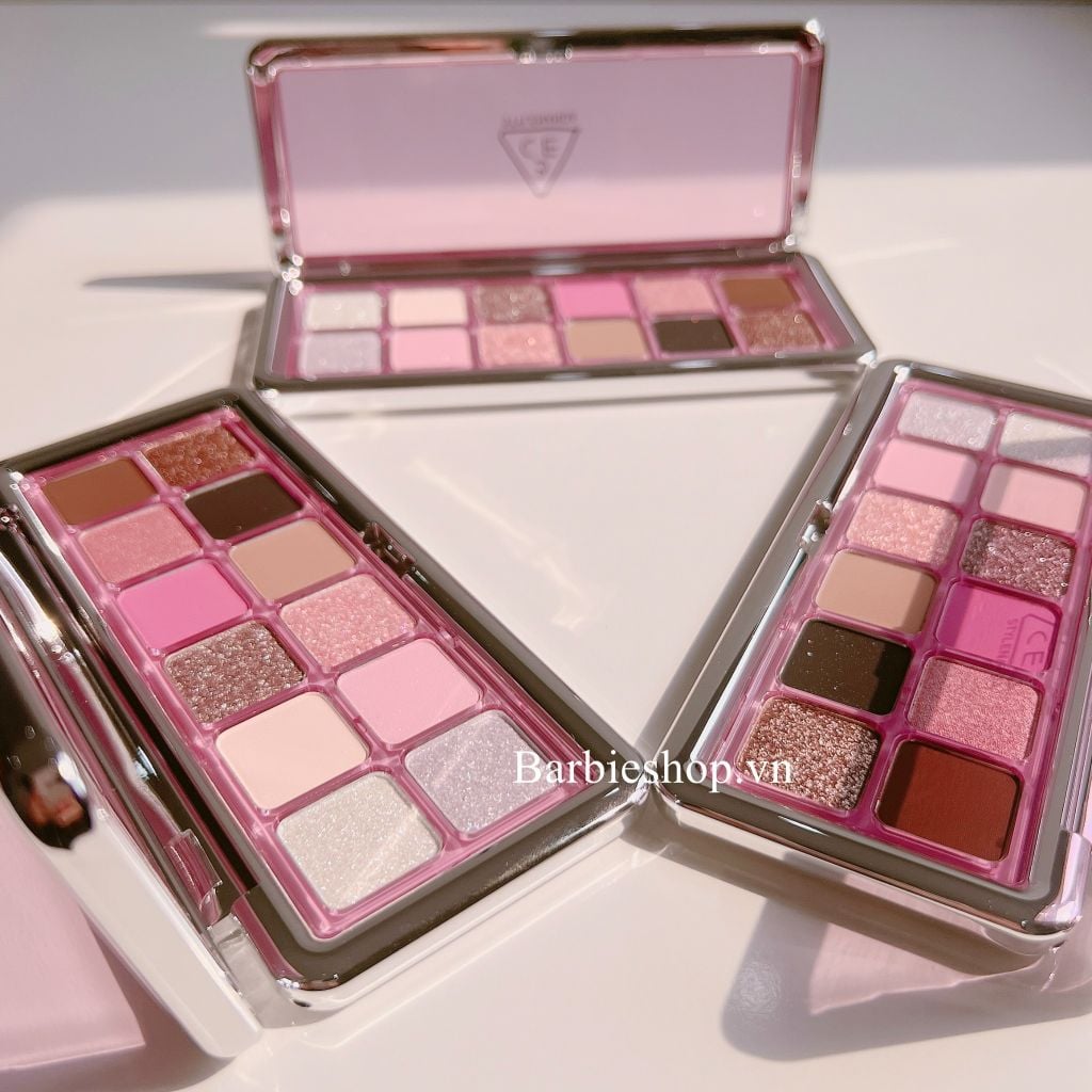 Màu Mắt 12 Ô 3CE New Take Eyeshadow Palette ( Raw Newtrals , Motion Frame , Creative Filter, Quiet Brown )
