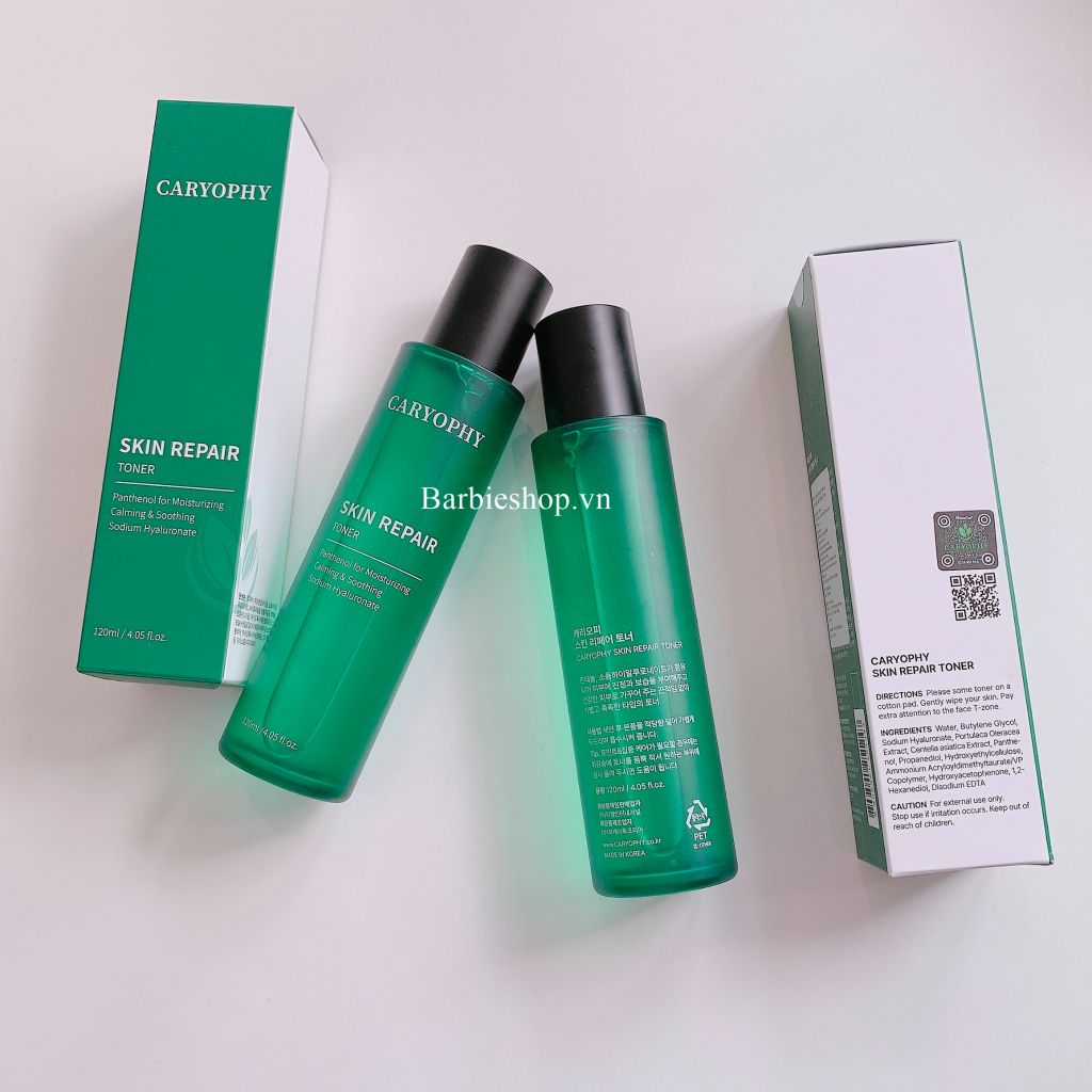 Nước Hoa Hồng Cấp Nước, Làm Dịu Và Phục Hồi Da Toner Caryophy Skin Repair 120ml Mẫu Mới