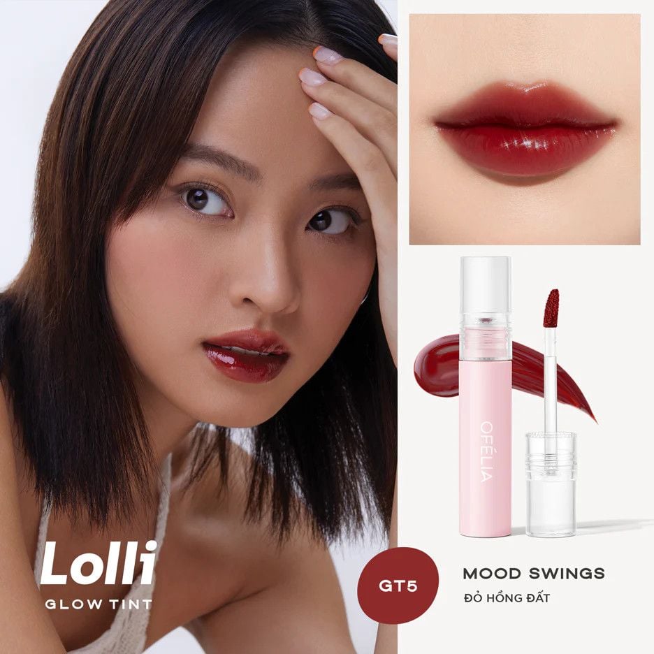 Son Tint Bóng Lolli Glow Tint Ofelia 3.9g ( GT17, GT18 ) NEW