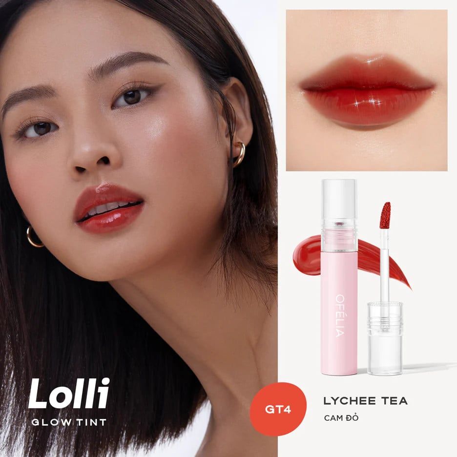 Son Tint Bóng Lolli Glow Tint Ofelia 3.9g ( GT17, GT18 ) NEW
