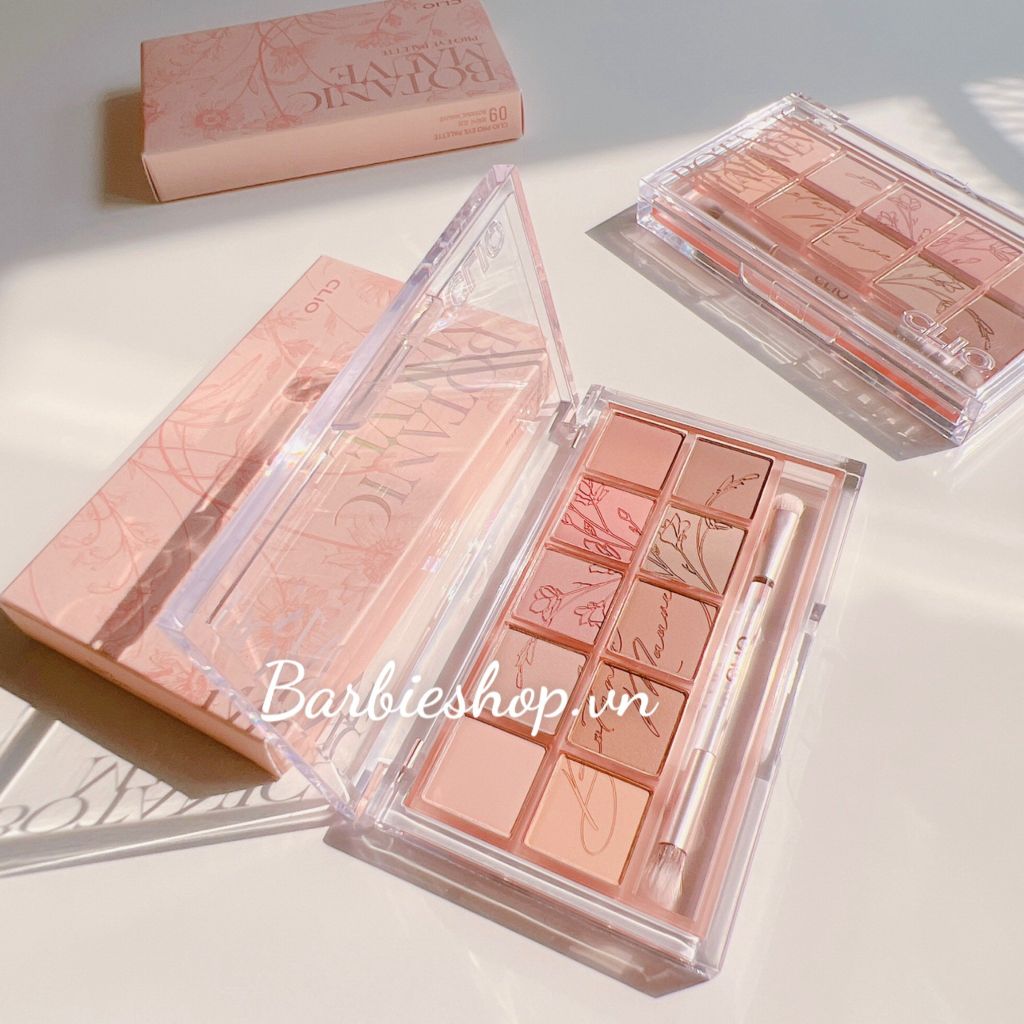 Màu Mắt Clio Pro Eye Palette Botanic Mauve, The Sunset, Seoul Forest 10 Ô