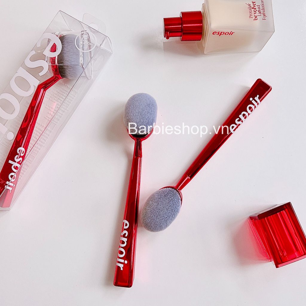 Cọ Tán Nền Espoir Super Soft Face Brush - Đỏ