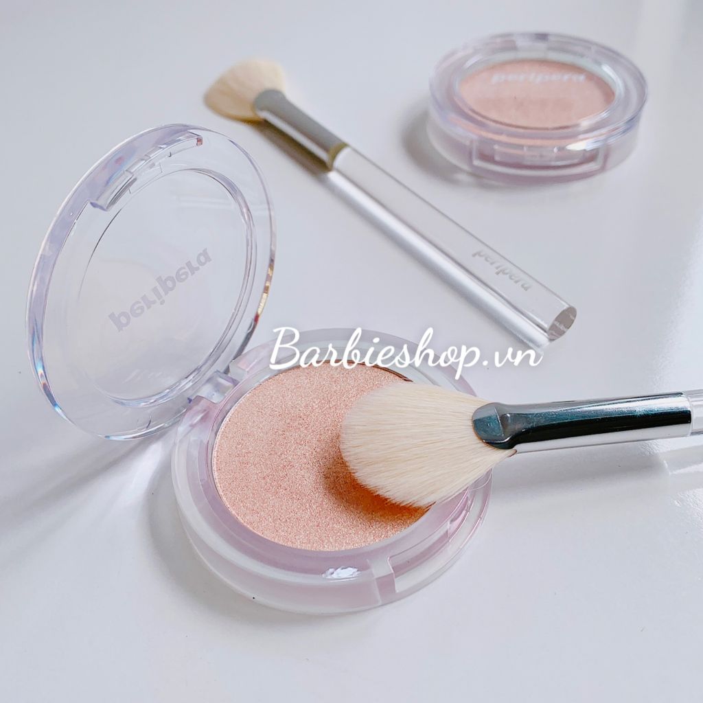 Phấn Bắt Sáng Peripera Pure Glory Highlighter Set [Tặng Kèm Cọ Cao Cấp]