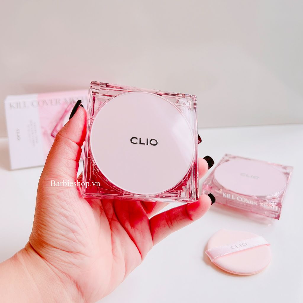 Phấn Nước Che Phủ Căng Mướt Da Clio Kill Cover Mesh Glow Cushion SPF50 (Kèm lõi thay thế)