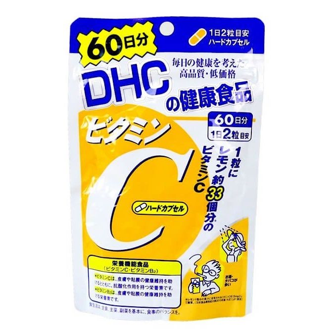 TPCN - Viên Uống Trắng Da Ngừa Thâm Bổ Sung Vitamin C DHC Vitamin C Hard Capsule