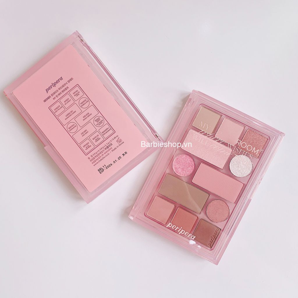 Màu Mắt Peripera Ink All Take Mood Technique Palette Bảng 12 Ô