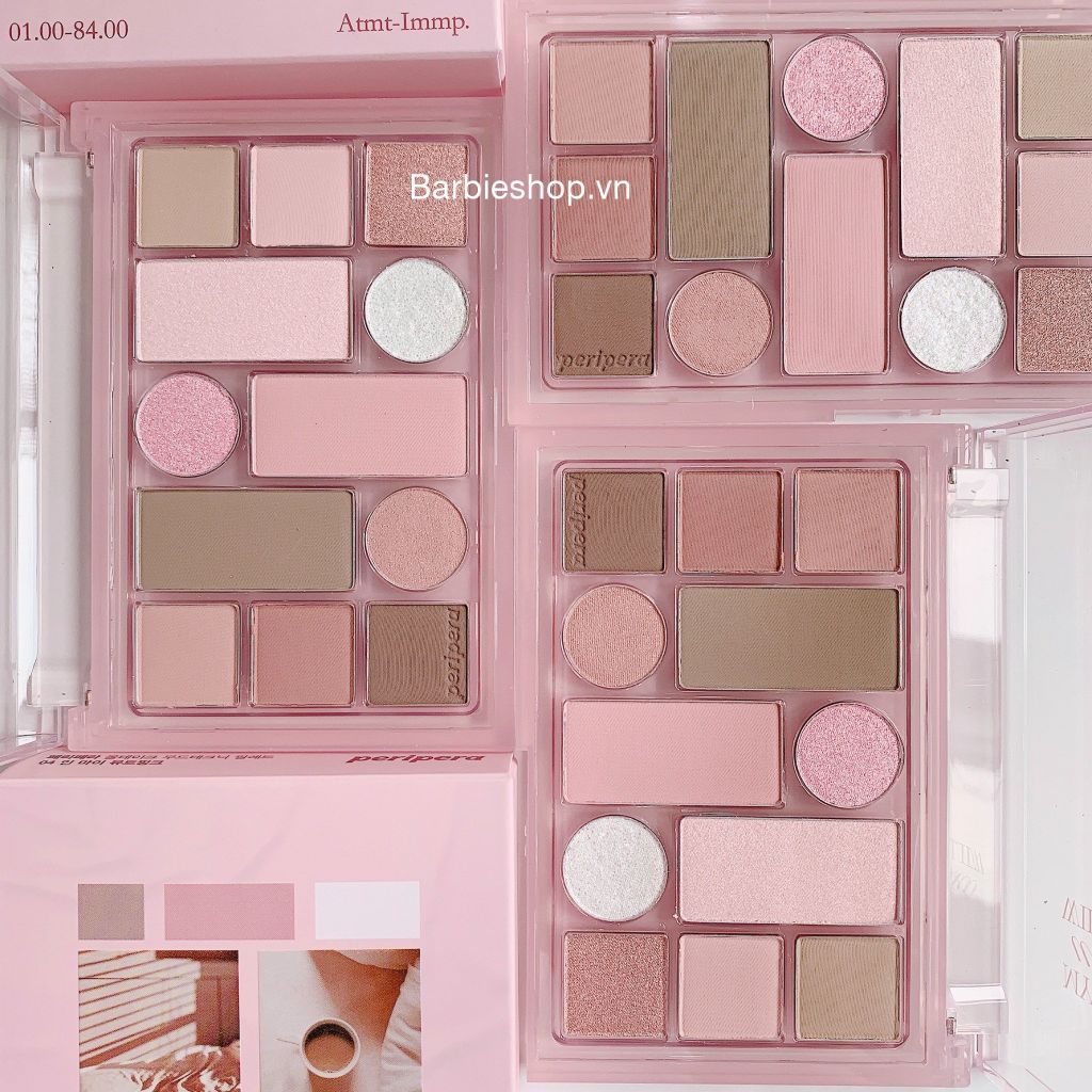 Màu Mắt Peripera Ink All Take Mood Technique Palette Bảng 12 Ô